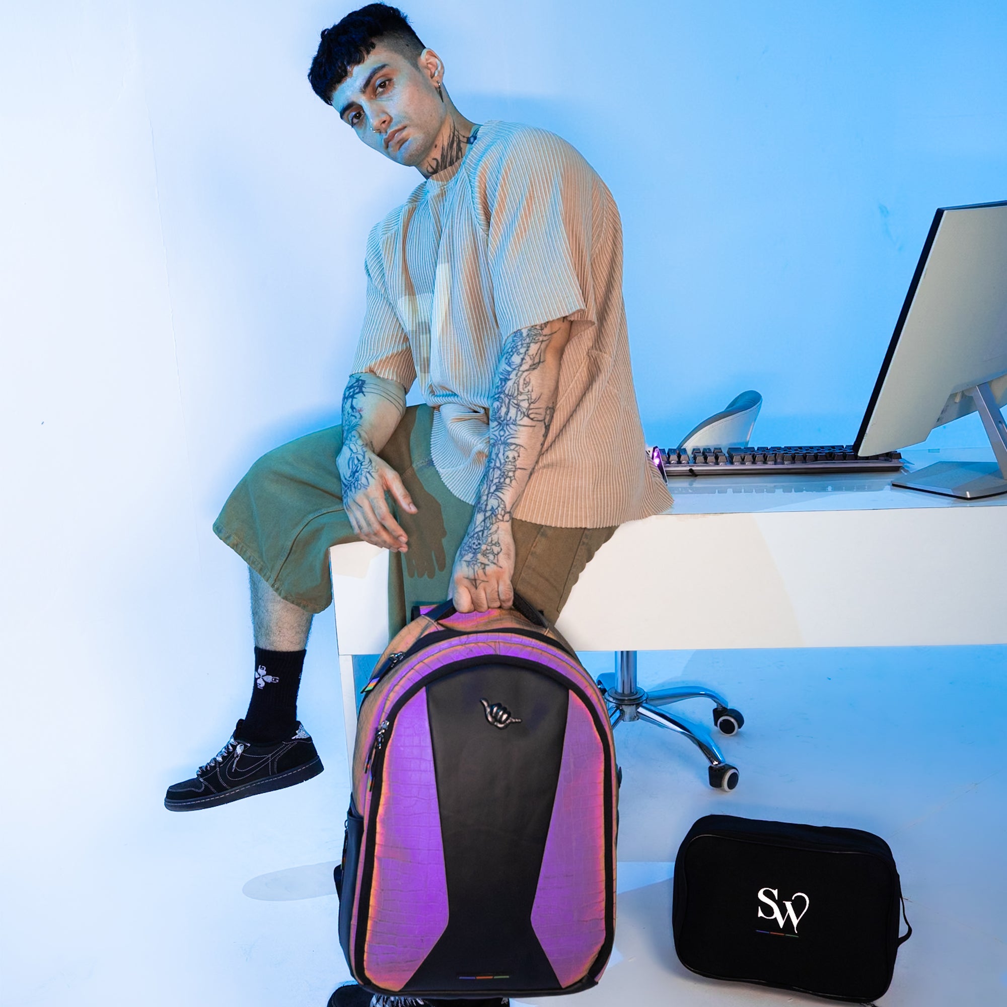 Sneakpack - Croco Glow