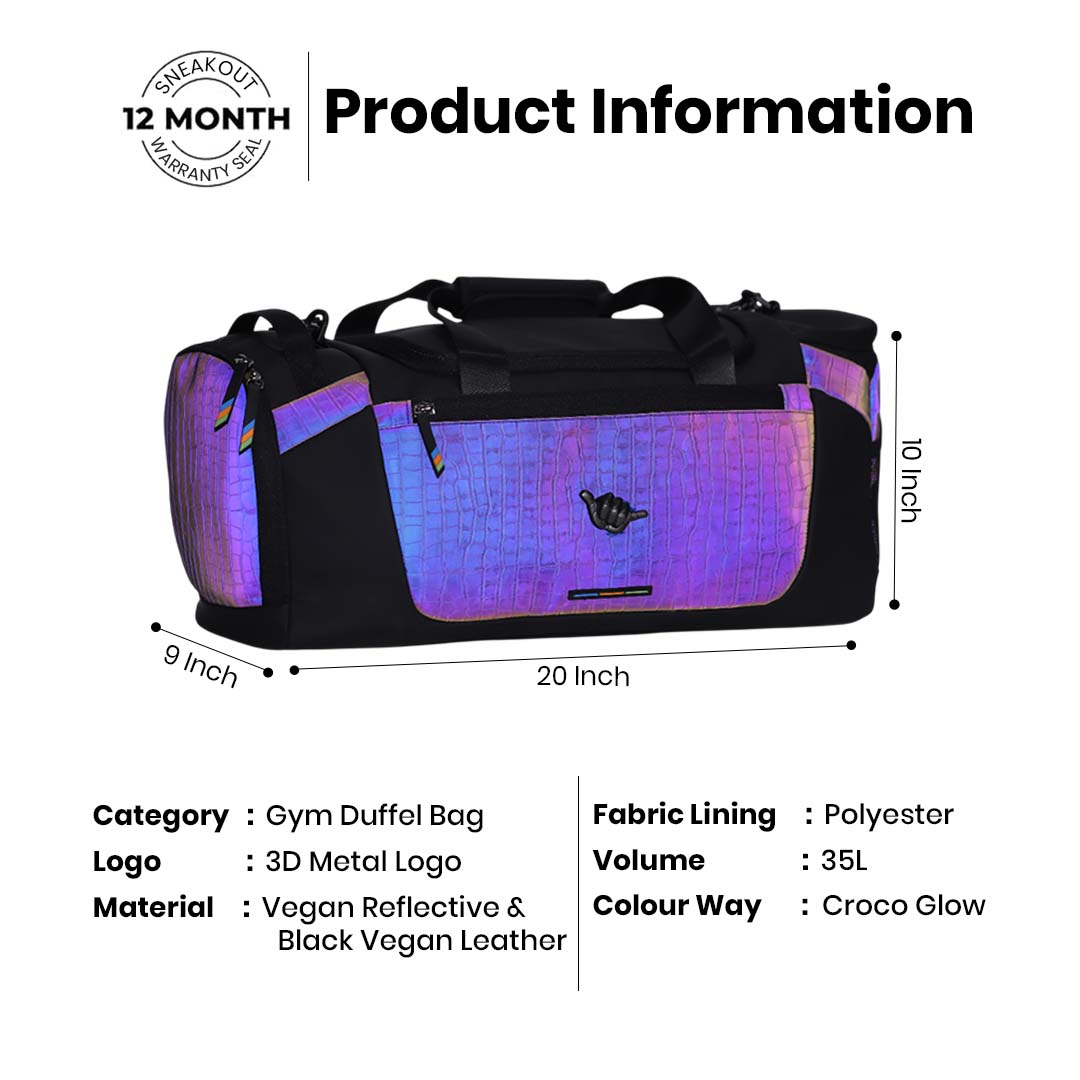 Power Tote - Croco Glow