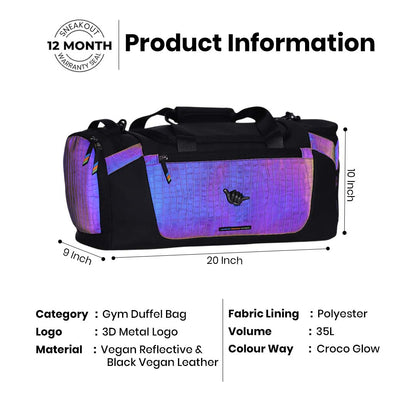 Power Tote - Croco Glow